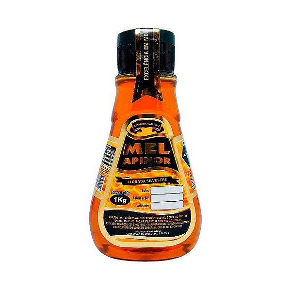 Mel Florada Silvestre Apinor Bisnaga 1kg Unidade