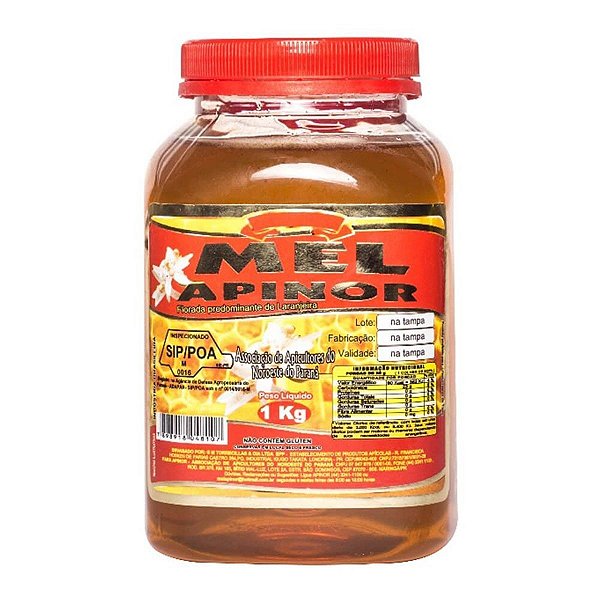 Mel Florada Laranjeira Apinor Bisnaga 1kg Unidade