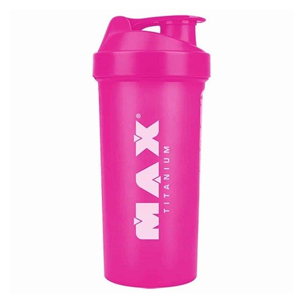 Coqueteleira Rosa Max Titanium 700ml Unidade