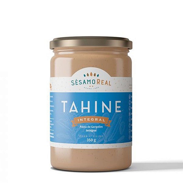 Tahine Pasta de Gergelim Integral Sésamo Real 350g Unidade