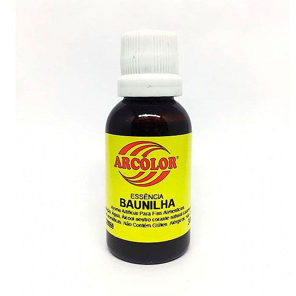 Essência de Baunilha Arcolor 30ml Pacote 1Kg