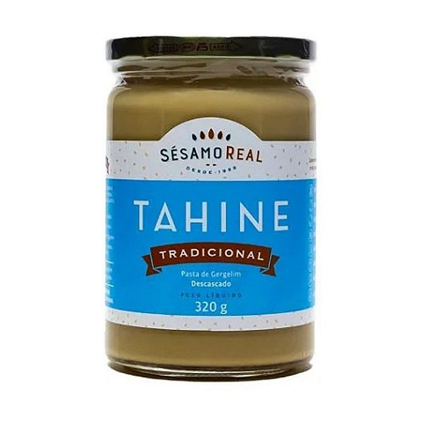 Tahine Pasta de Gergelim Tradicional Sésamo Real 320g Pacote 1Kg