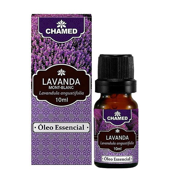 Óleo Essencial De Lavanda Chamed 10ml Pacote 1Kg