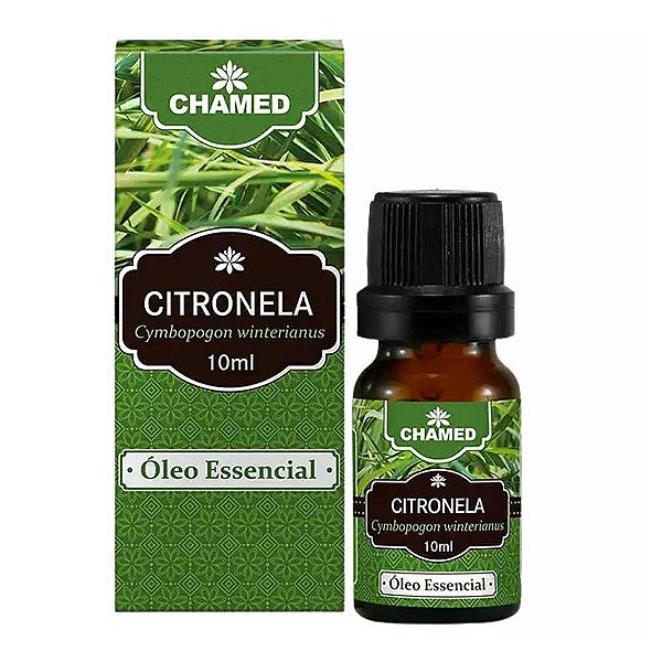 Óleo Essencial De Citronela Chamed 10ml Unidade