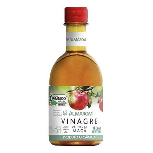 Vinagre De Maçã Orgânico Almaromi 400ml