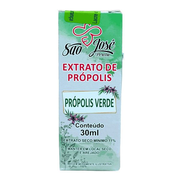Extrato de Própolis Verde São José 30ml Unidade