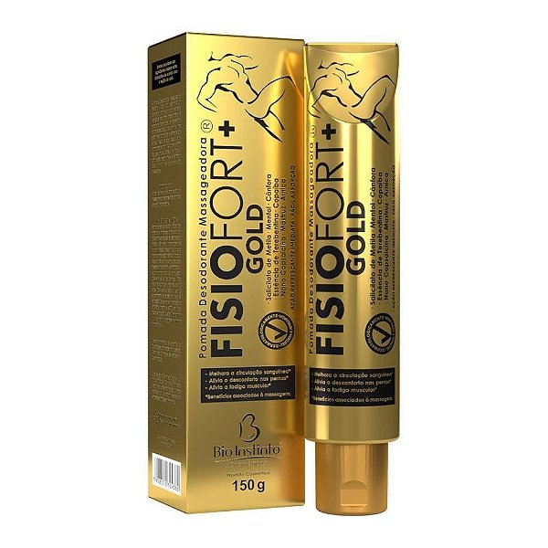 Pomada Fisiofort+ Gold Massageadora 150g