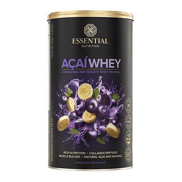 Açaí Whey Essential Nutrition 360g
