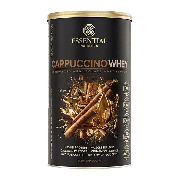 Cappuccino Whey Essential Nutrition 420g