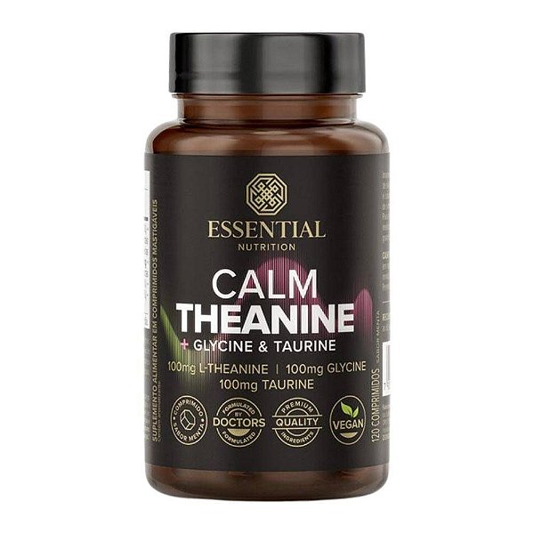 Calm Theanine Essential Nutrition 120 Comprimidos
