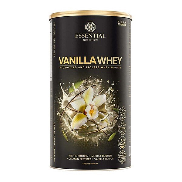 Vanilla Whey Essential Nutrition 750g