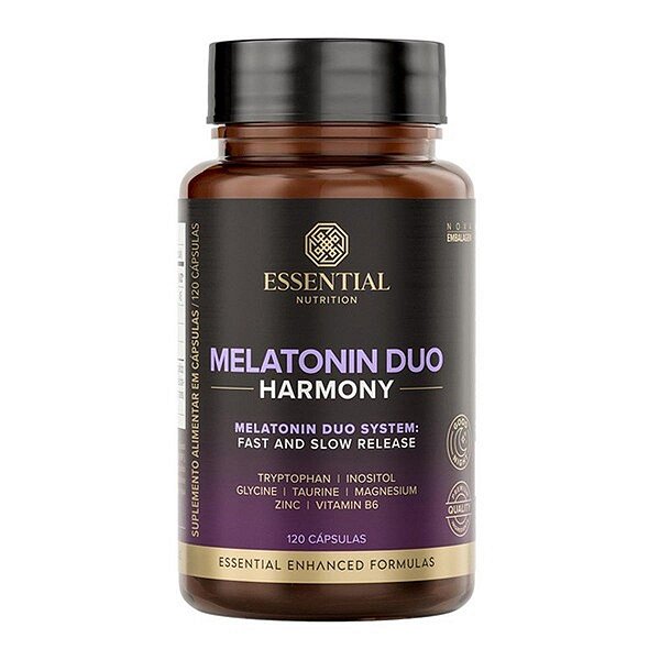 Melatonin Duo Harmony Essential Nutrition 120 Comprimidos