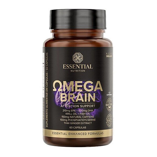 Omega Brain Essential Nutrition 60 Cápsulas