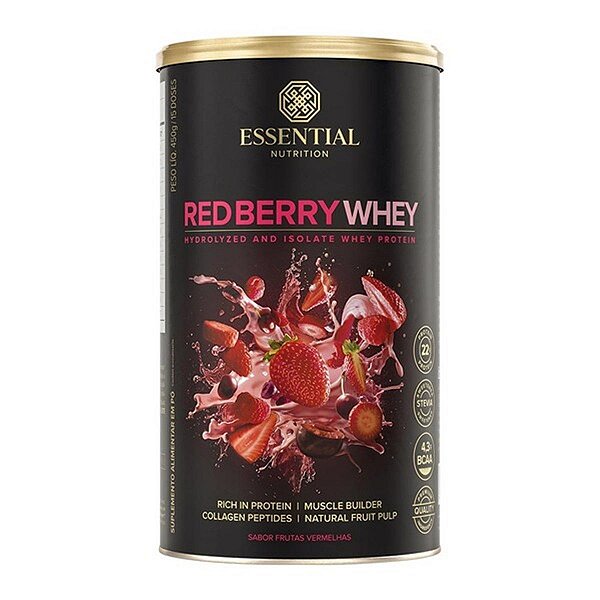 Red Berry Whey Essential Nutrition 450g