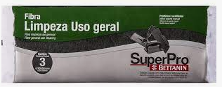 Fibra Limpeza Uso Geral Super Pro BETTANIN C/3