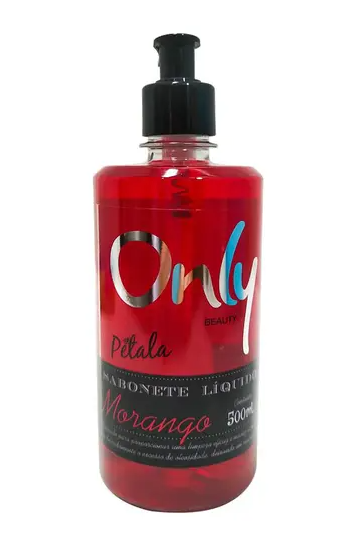 Sabonete Liquido Para Mãos Morango 500mL ONLY
