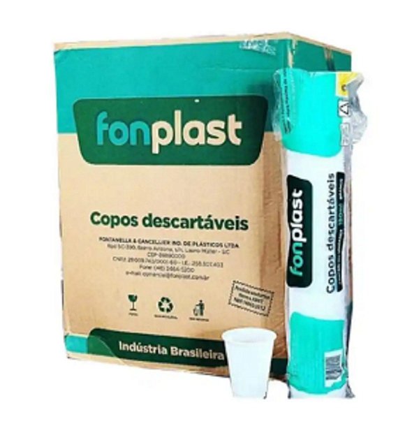 Copo 180ML Fonplast 180mL