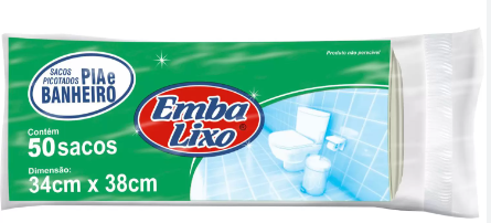Saco de Lixo Para Banheiro e Pia Embalixo Rolo