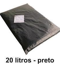 Saco Para Lixo 20 Litros Preto