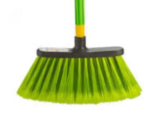 Vassoura Tipo Noviça Pop Brubala com Cabo