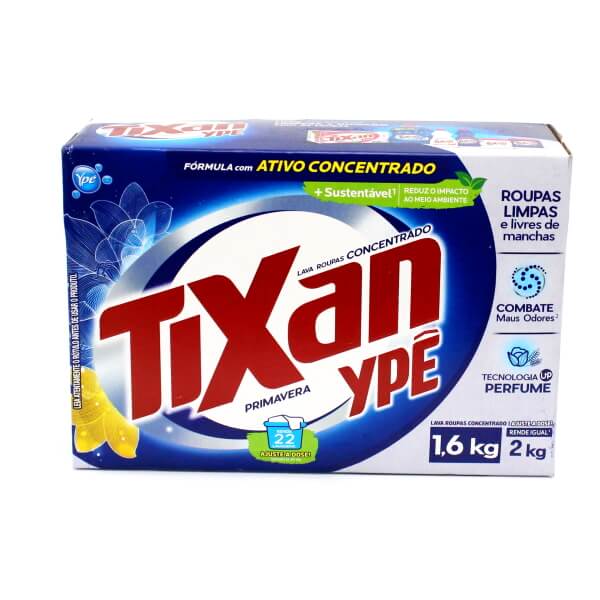 Sabão em Pó Primavera  1,6 kg Tixan Ypê