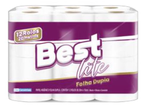 Papel Higiênico Folha Dupla 12 Rolos Best