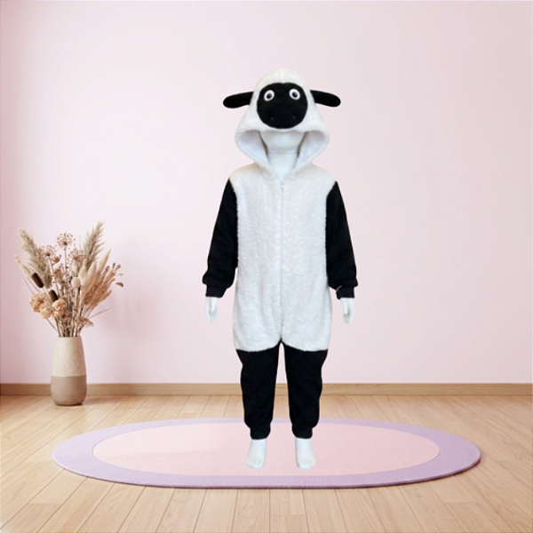 Kigurumi Pijama Macacão - Ovelha