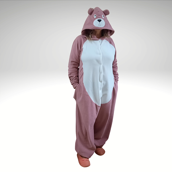Kigurumi Pijama Macacão - Urso