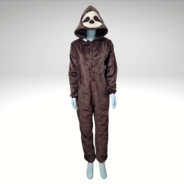 Kigurumi Pijama Macacão - Preguiça