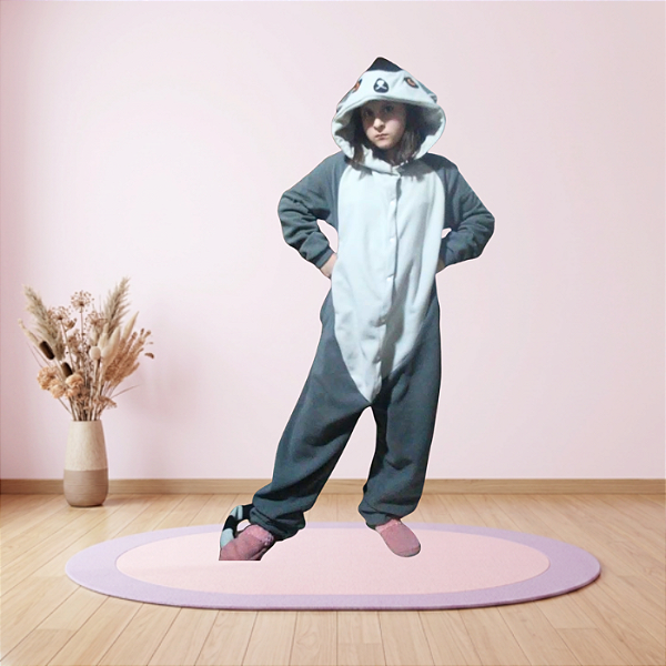 Kigurumi Pijama Macacão - Lêmure