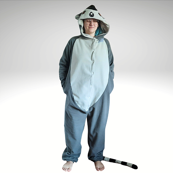 Kigurumi Pijama Macacão - Lêmure