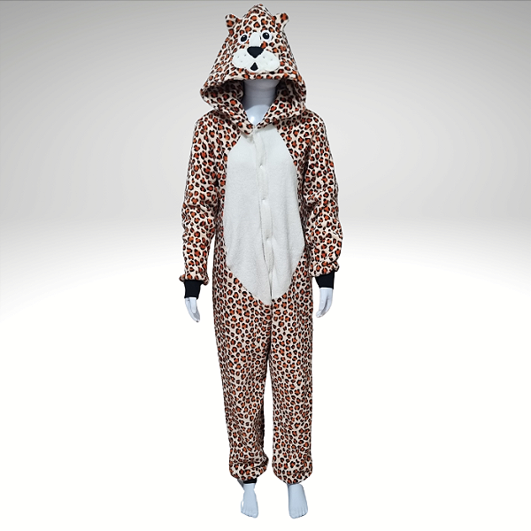 Kigurumi Pijama Macacão - Onça