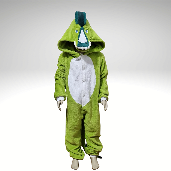 Kigurumi Pijama Macacão - Parasaurolophusp