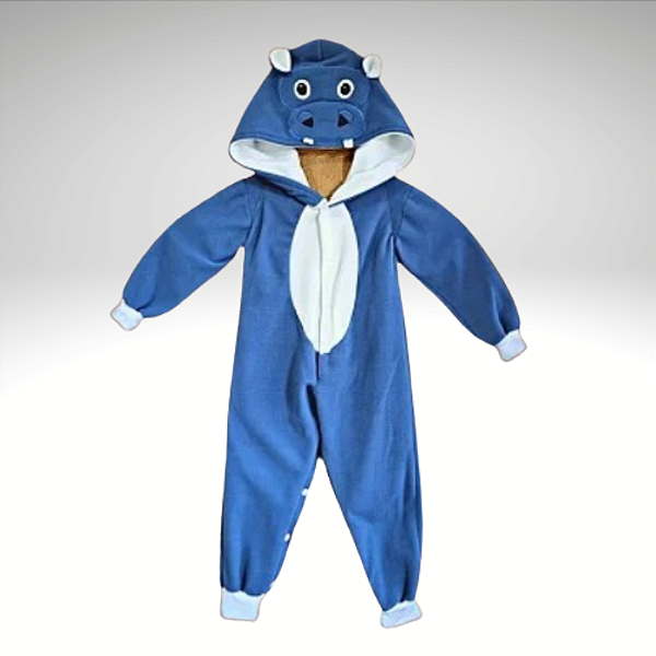 Kigurumi Pijama Macacão - Hipopótamo