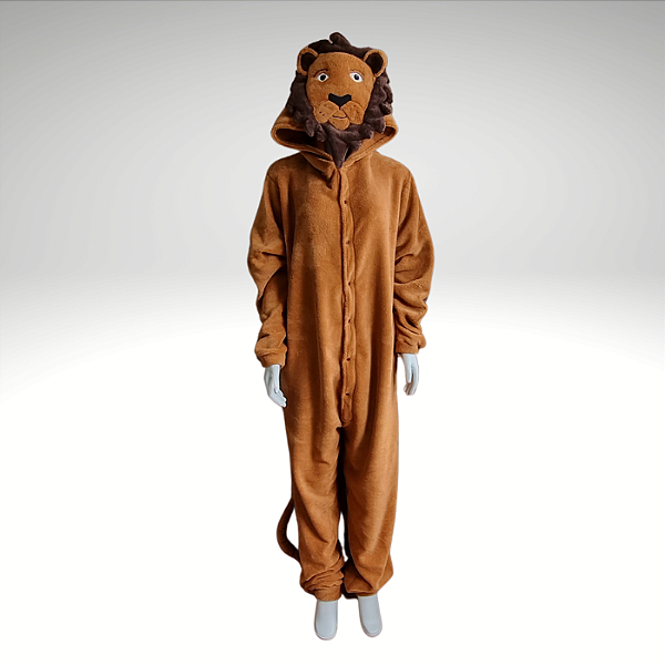 Kigurumi Pijama Macacão - Leão