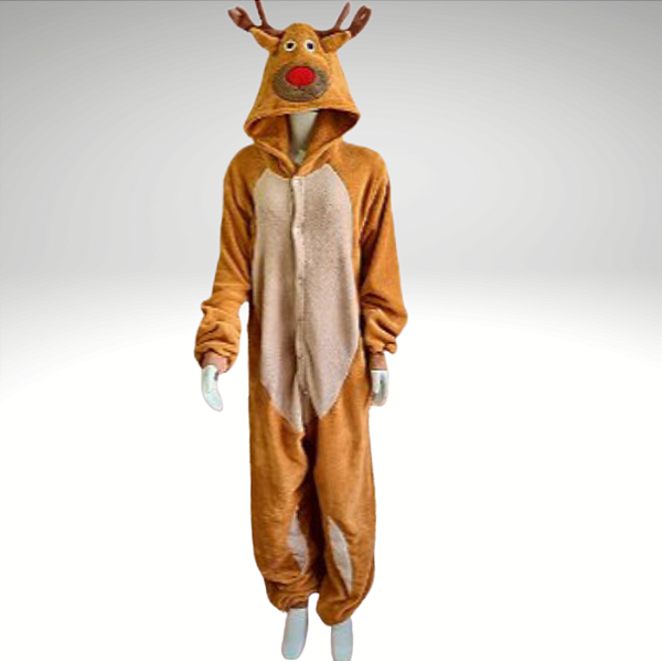 KIgurumi Pijama Macacão - Cervo