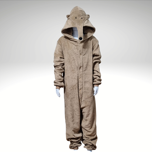 Kigurumi Pijama Macacão - Tamanduá
