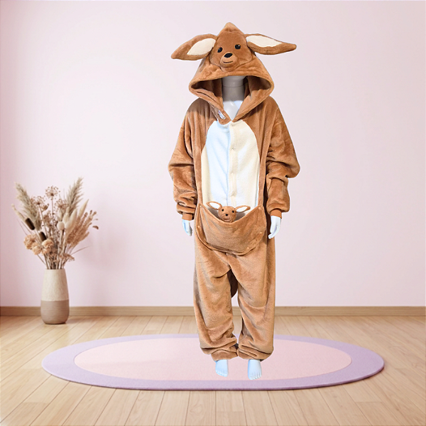 Kigurumi Pijama Macacão - Canguru