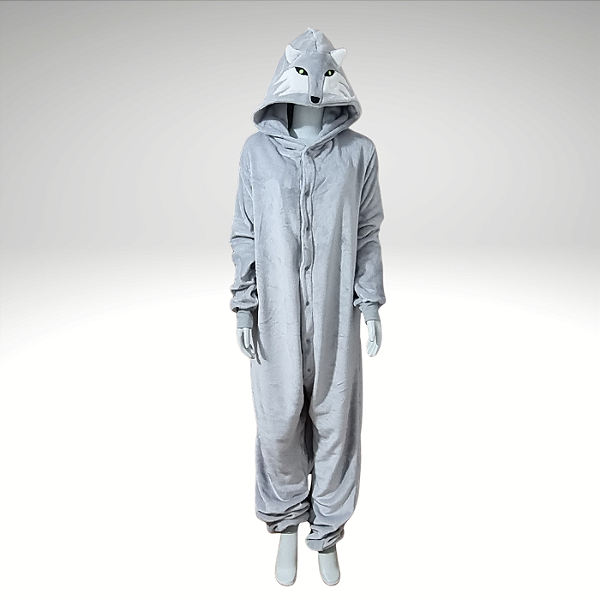 Kigurumi Pijama Macacão - Lobo