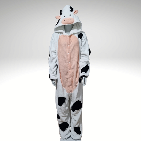 Kigurumi Pijama Macacão - Vaquinha