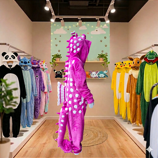 Kigurumi Pijama Macacão - Cavalo Marinho