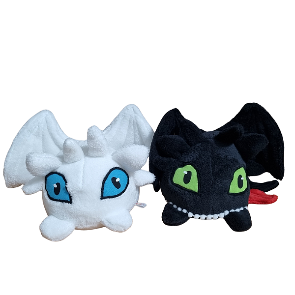 Combo - Fúria da Noite e Fúria da Luz - Pelúcias em Fleece