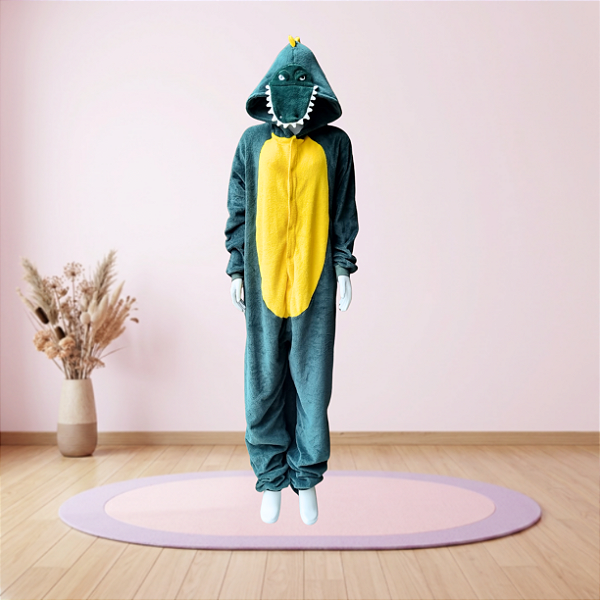 Kigurumi Pijama Macacão - Dinossauro