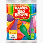 BALAO SAO ROQUE LISO N.9 SORTIDO C/50UN