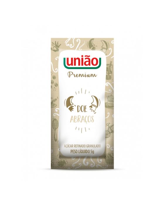 ACUCAR CRISTAL SACHE 5g UNIAO CX C/ 1000