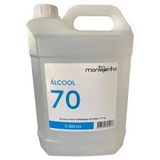 ALCOOL ETILICO HIDRATADO 70 INPM / 77 -  5 LITROS