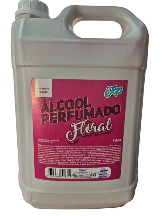 ALCOOL PERFUMADO FLORAL 5L ÉTOP