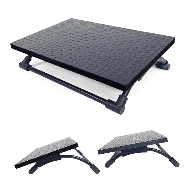 APOIO ERGONOMICO PARA PES EMBORRACHADO SLIDER PRETO RELIZA
