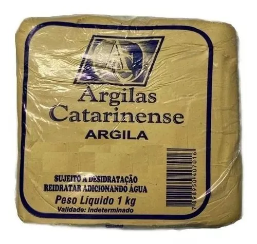 ARGILA CATARINENSE PACOTE C/1KG