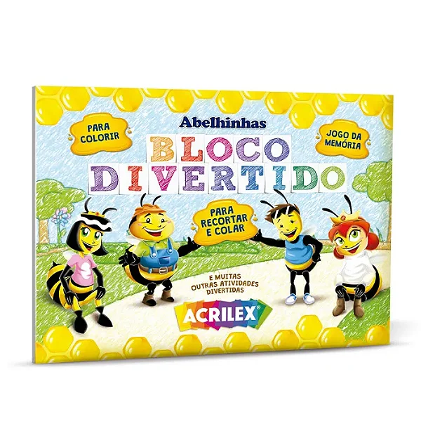 BLOCO ACRILEX DIVERTIDO